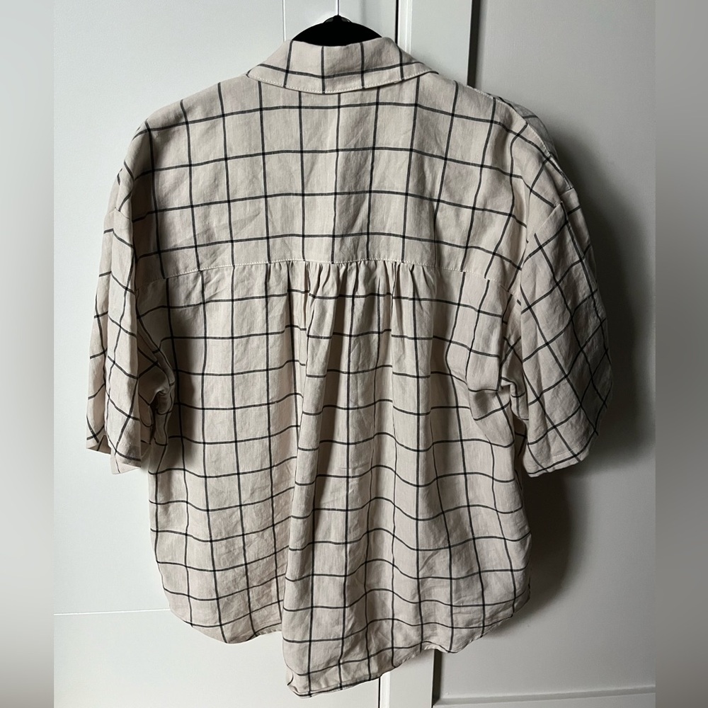 A Bronze Age Linen Romeo Button Down Shirt XS - Picture 4 of 8